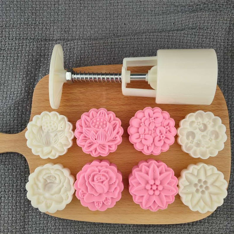 Flower Shape Mooncake Moulds