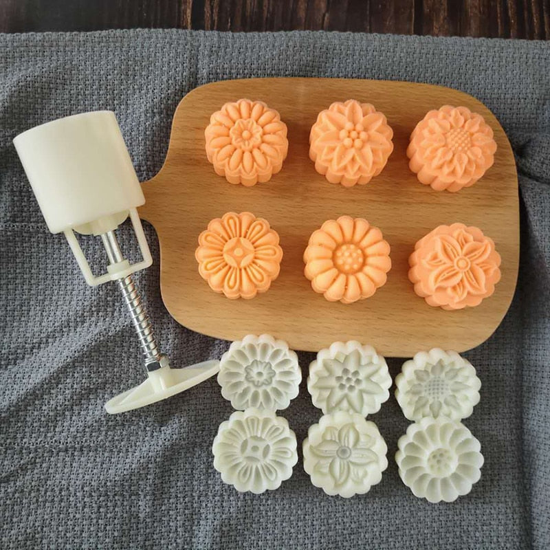 Flower Shape Mooncake Moulds