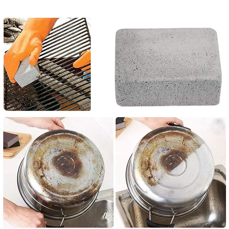 BBQ Grill Cleaning Brick Block Cleaning Stone Racks