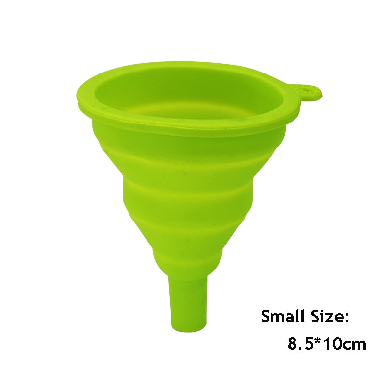 Mini Foldable Funnel Silicone Tools