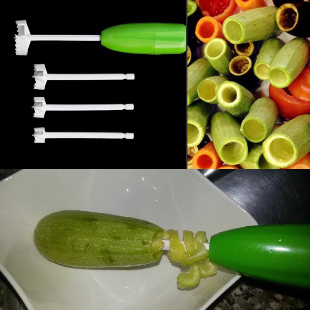 Vegetable Spiral Cutter Digging Device Stuffed