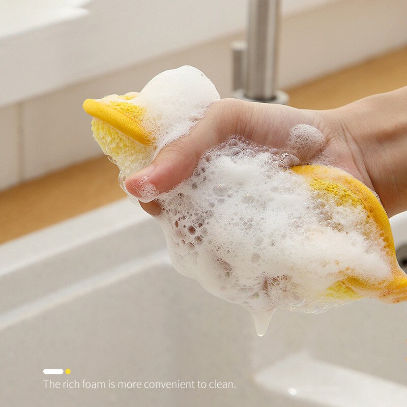 Scrub Sponges for Dishes Non-Scratch Microfiber