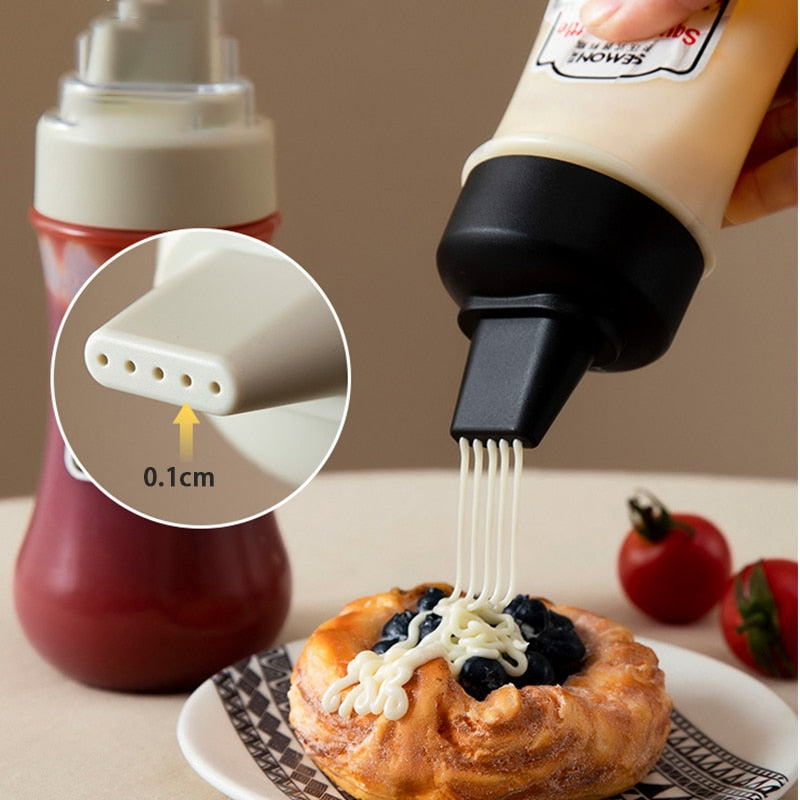 Hole Squeeze Condiment Bottles