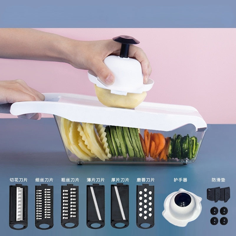 Multifunctional Vegetable Cutter for Kitchen Fruit Slicer