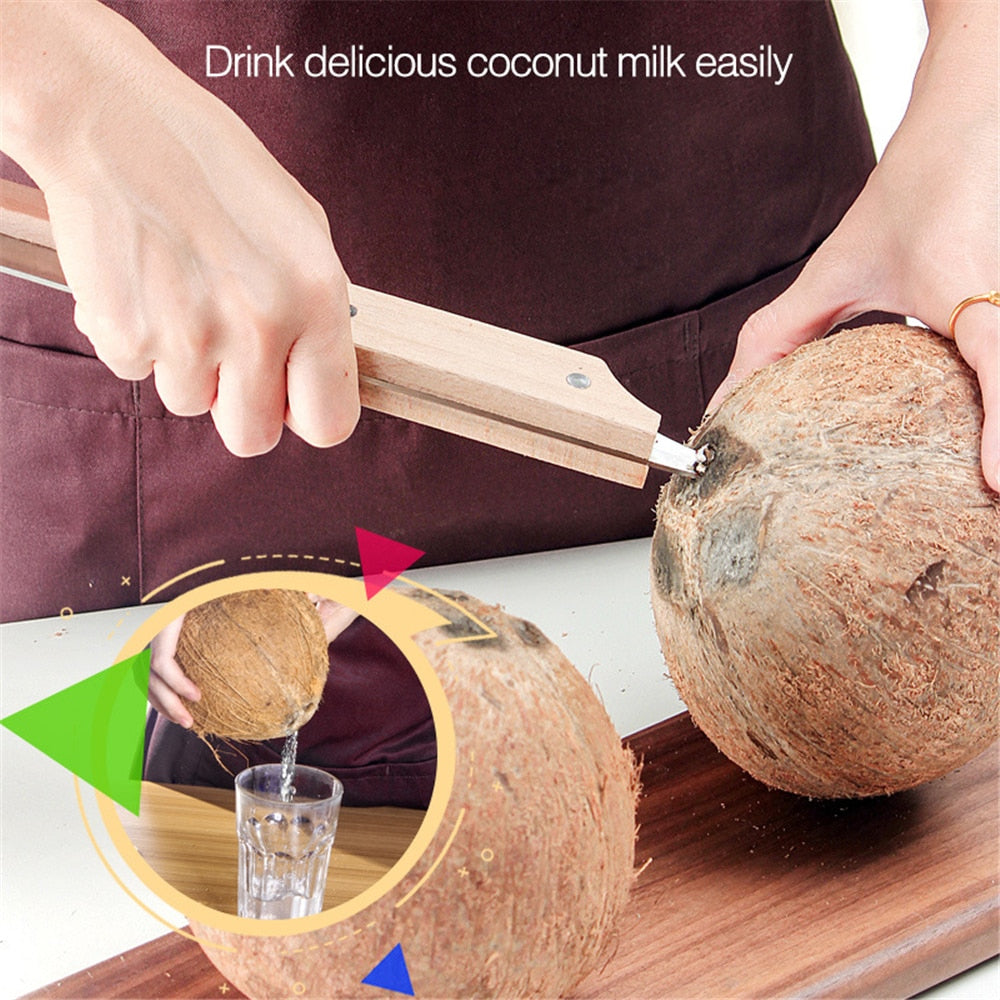 Coconut Opener Fruit Opener Double Ended