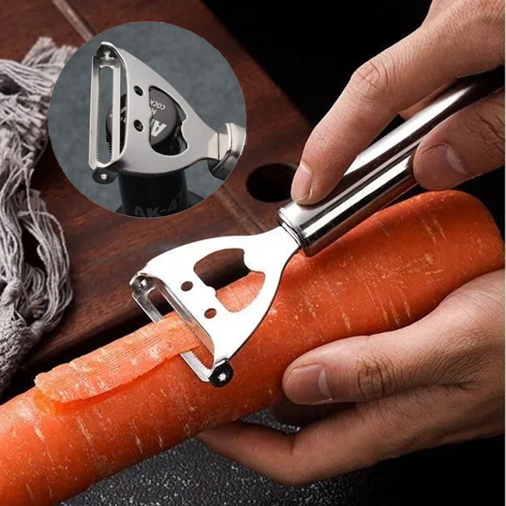 Peelers and Zesters Stainless Steel Multi-function Vegetable Peeler