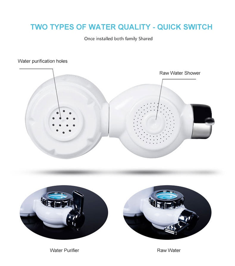 Water Purifier Clean Kitchen Faucet Ceramic Percolator
