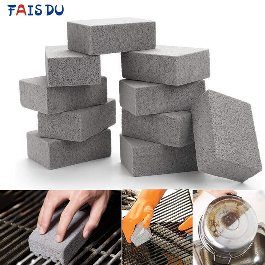 BBQ Grill Cleaning Brick Block Cleaning Stone Racks