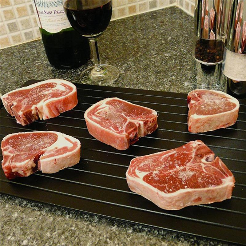 Aluminium Fast Defrosting Tray Frozen Meat