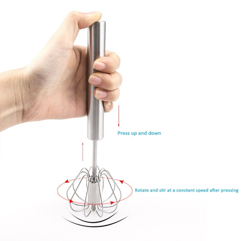 Stainless Steel Hand Pressure Rotating