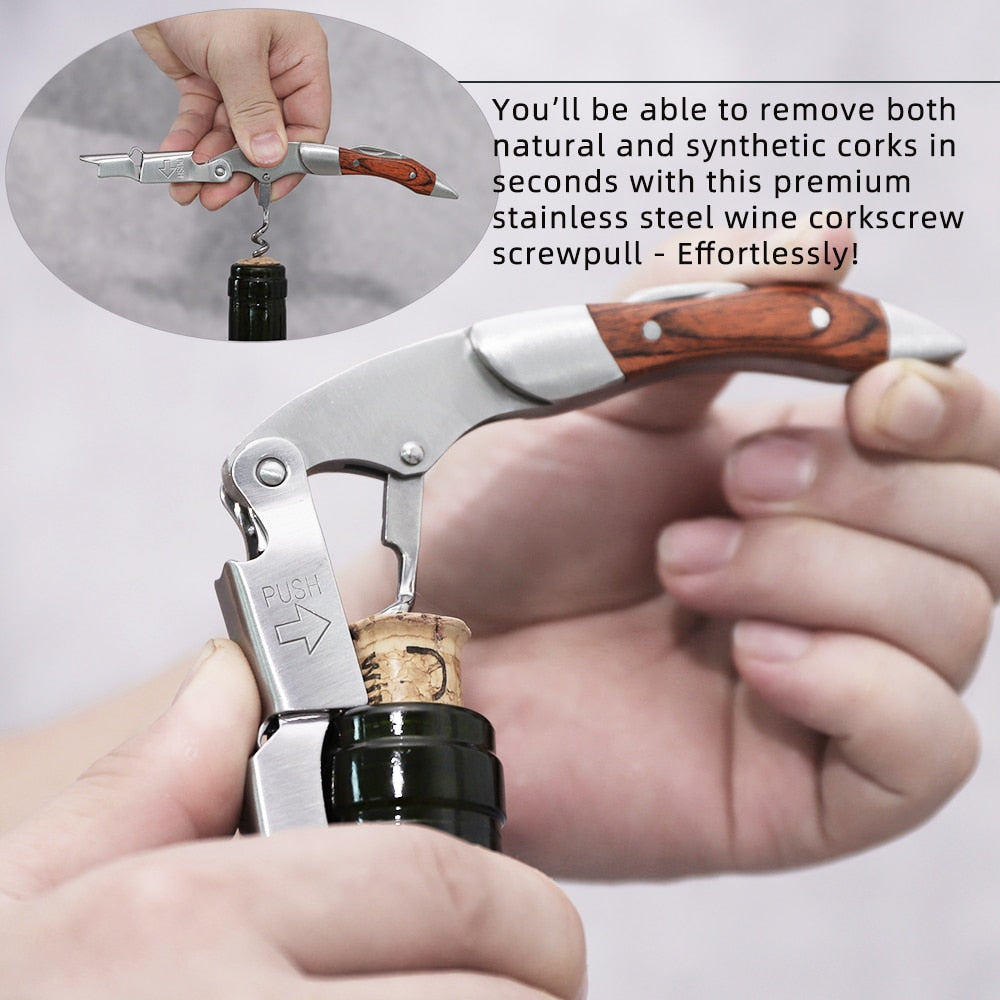 Wine Opener, Professional Waiters Corkscrew