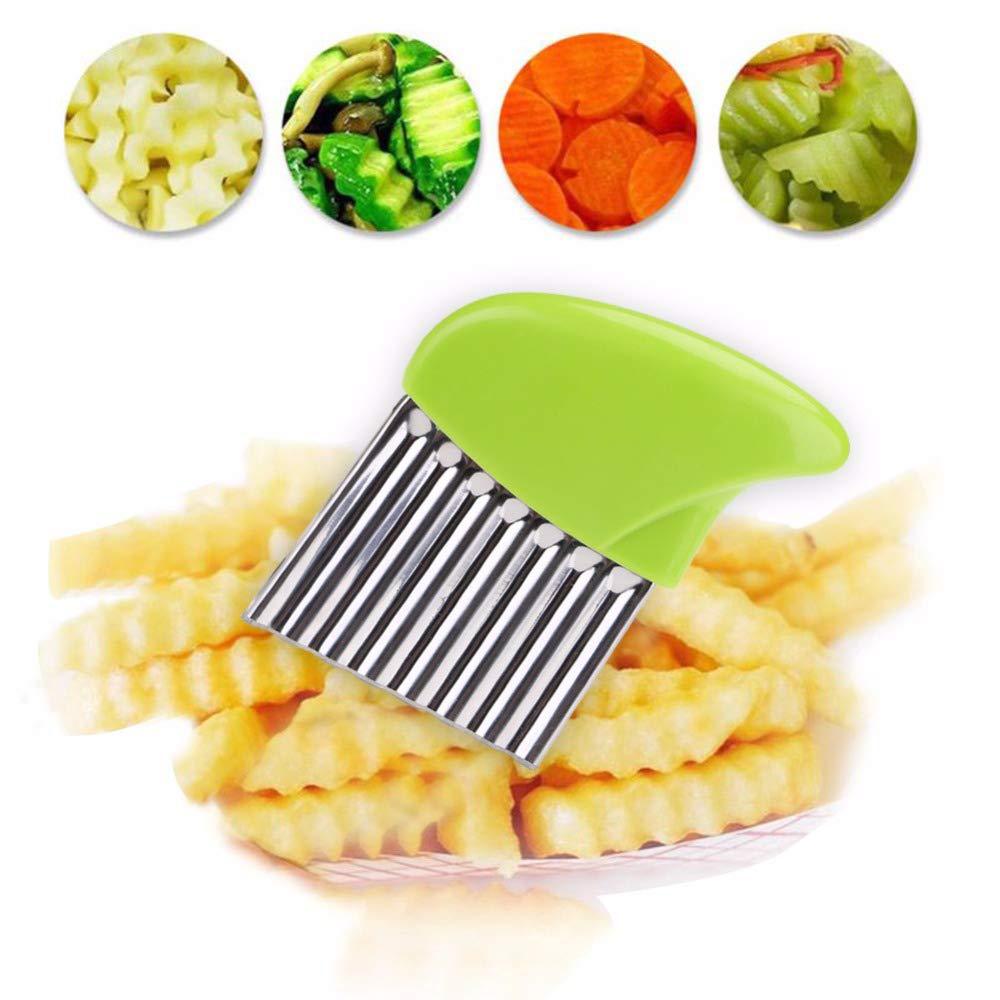 Potato Cutter Stainless Steel Wavy Knife French Fry