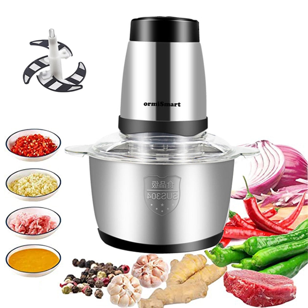 Stainless Steel Electric Chopper Grinder