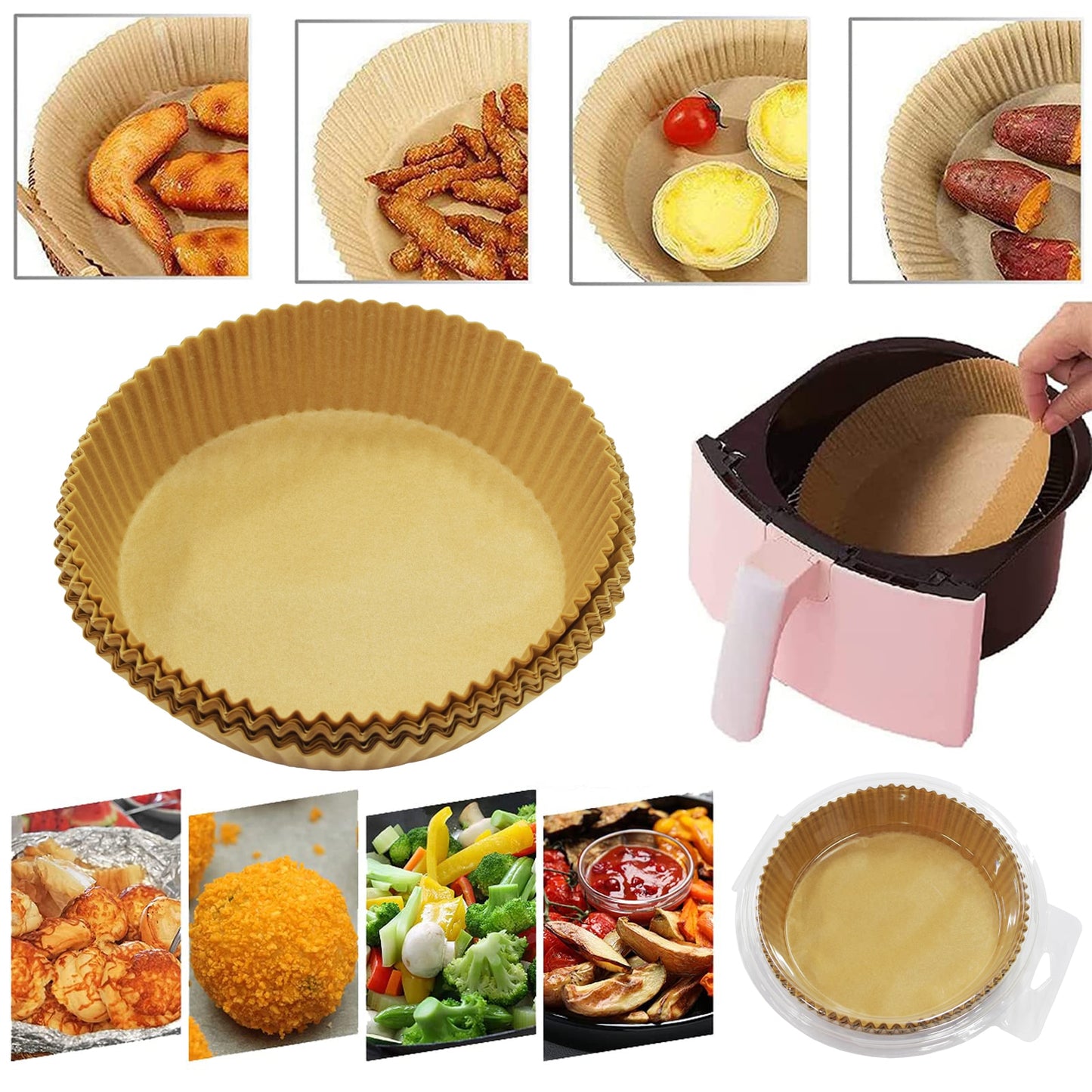 Air Fryer Disposable Paper Liner