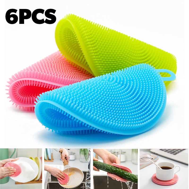 Kitchen Cleaning Brush Silicone