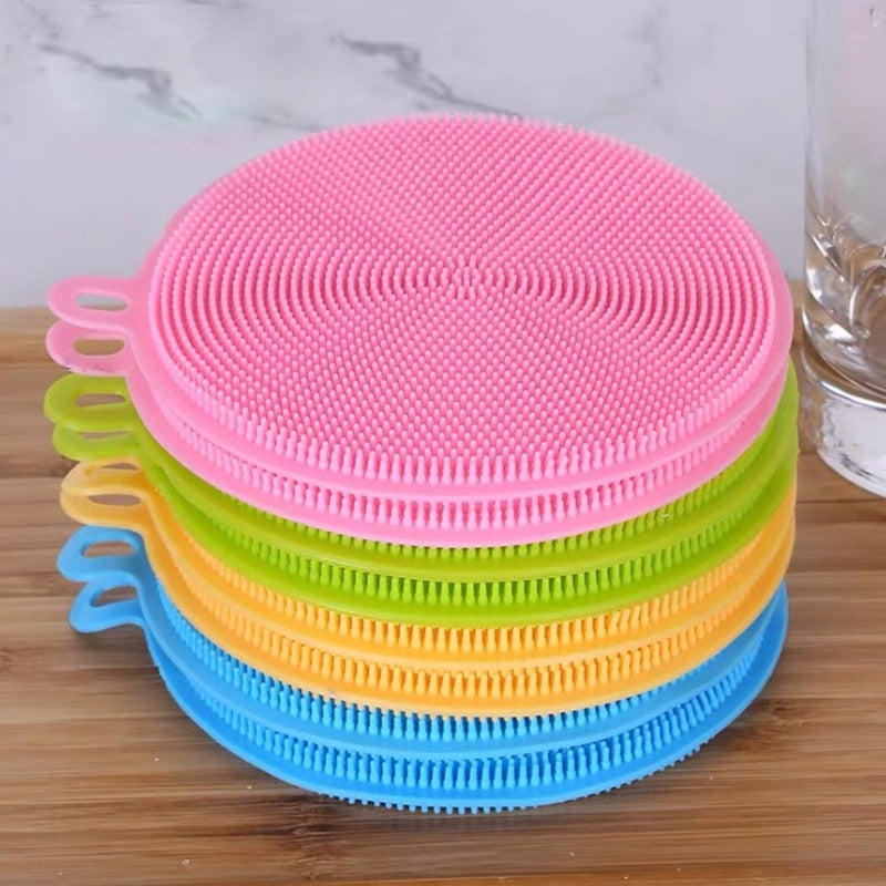 Silicone Brush Kitchen Dishwashing Soft