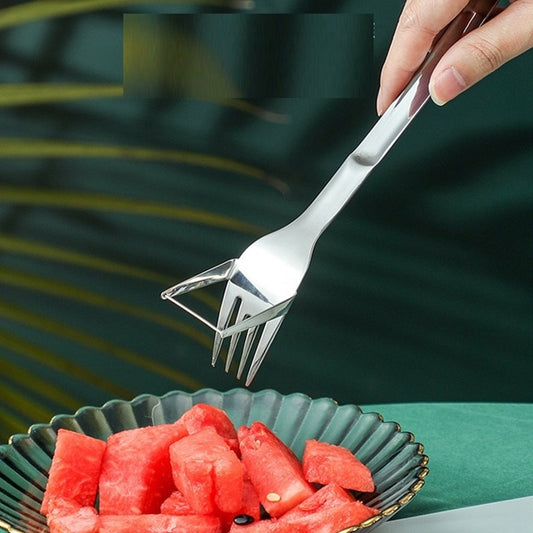 Watermelon Slicer with Fork Durable Watermelon Cutter