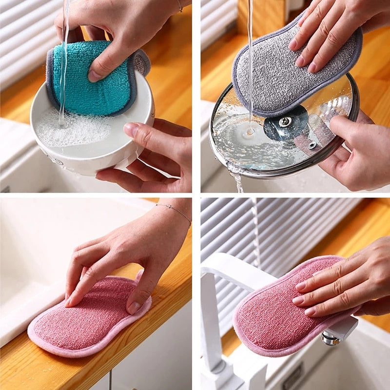 Double Sided Kitchen Cleaning Sponge