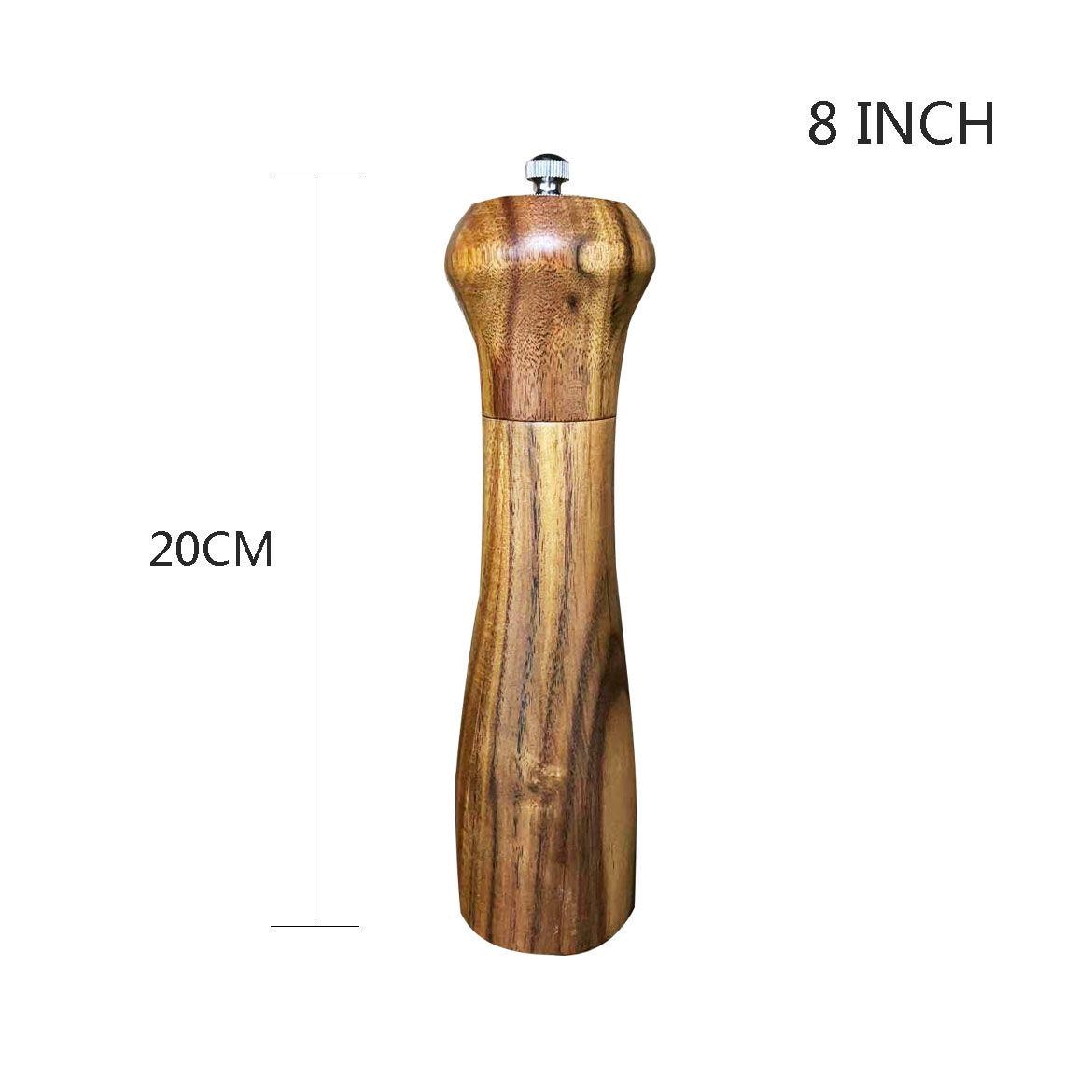 Solid Wood Spice Pepper Mill