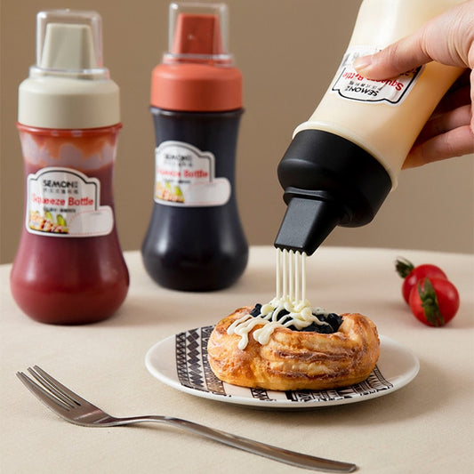 Hole Squeeze Condiment Bottles