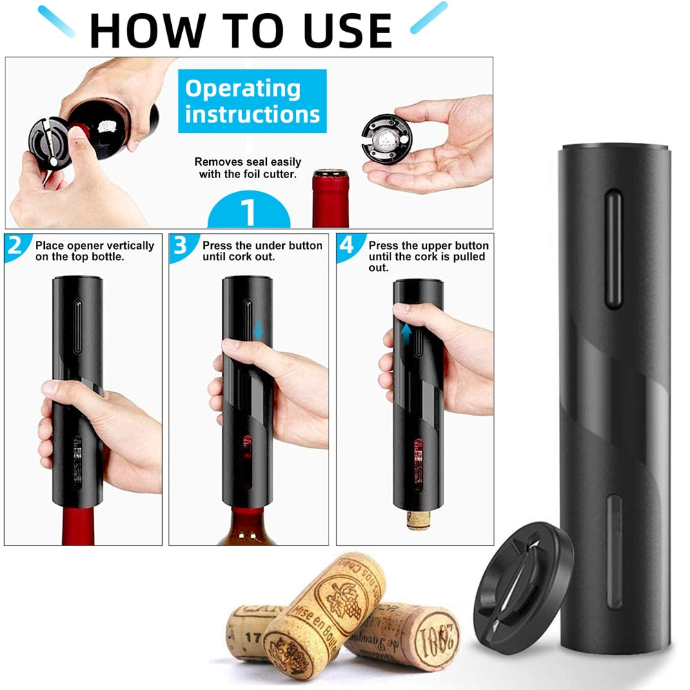 Electric Wine Openers Kitchen Accessories