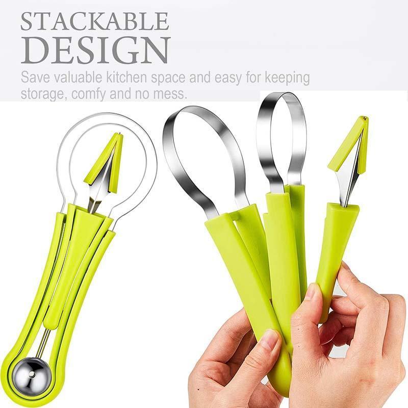 Kitchen Bar Gadgets 4 In 1 Fruit Carving Knife