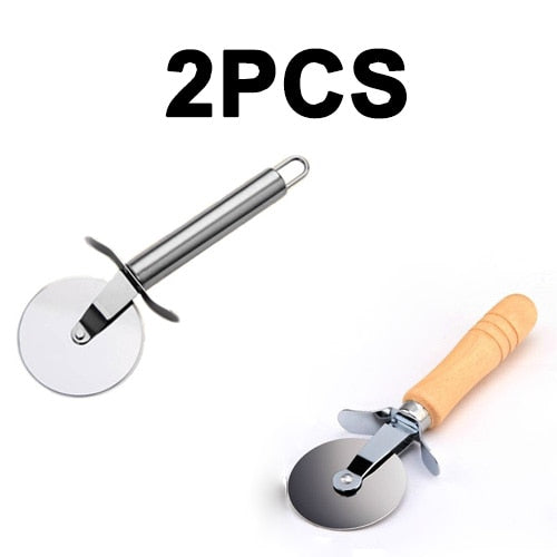 Stainless Steel Pizza Single Cutters and Wheel Cut Tools