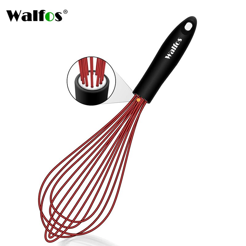 Manual Whisk Mixer Mini Plastic Kitchen Whisk