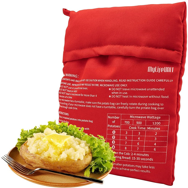 Microwave Oven Potato Cooker Bag