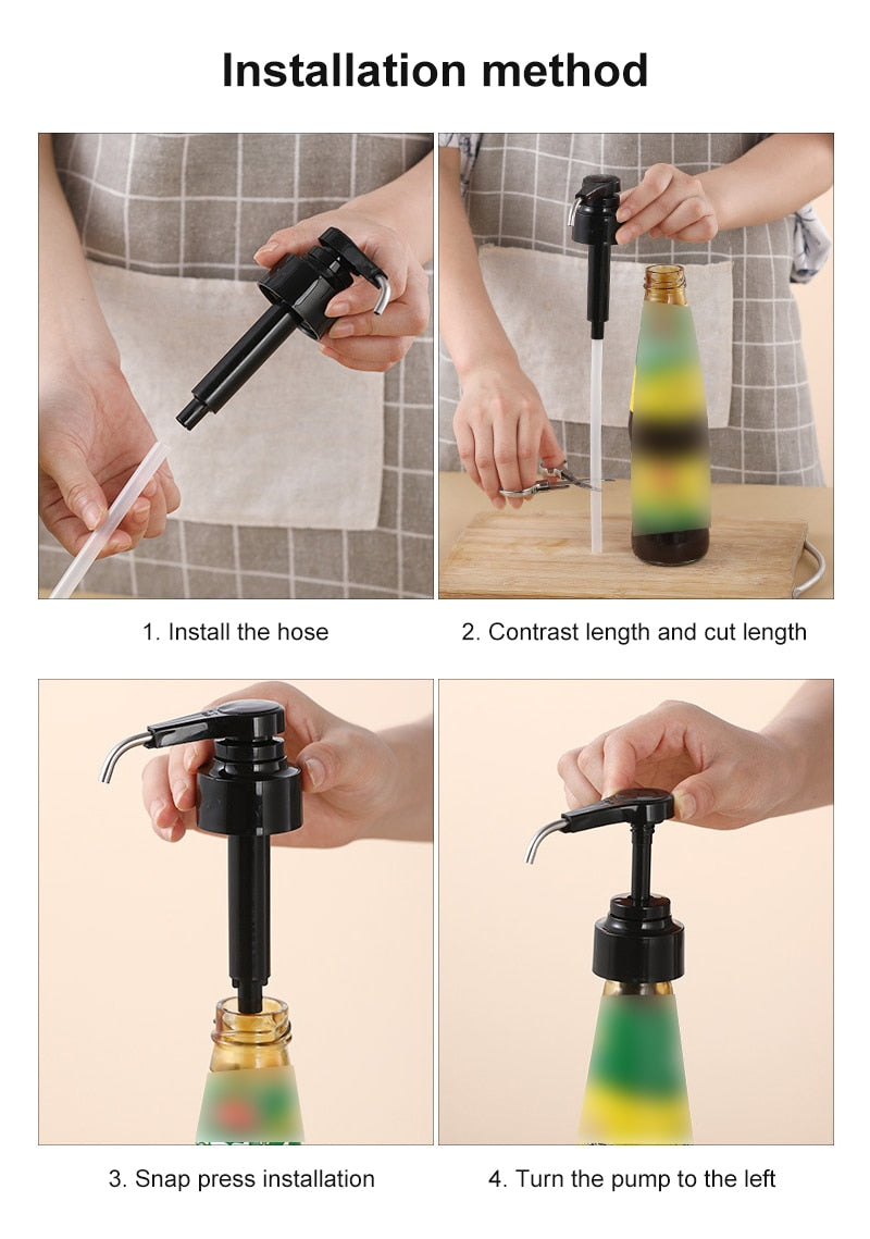 Syrup Bottle Pressure Oil Sprayer