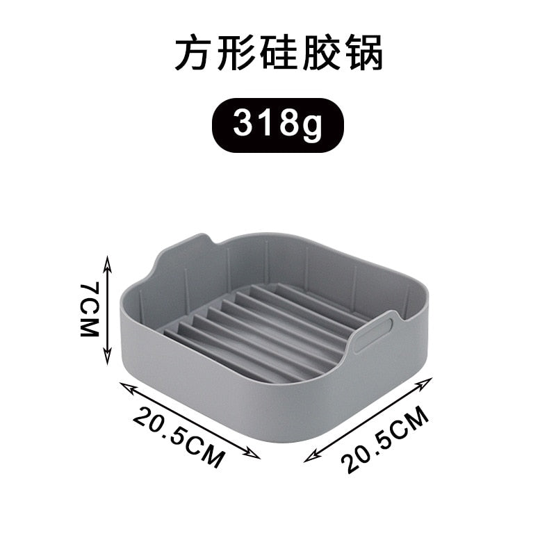 Silicone Pot for Airfryer Reusable Air Fryer