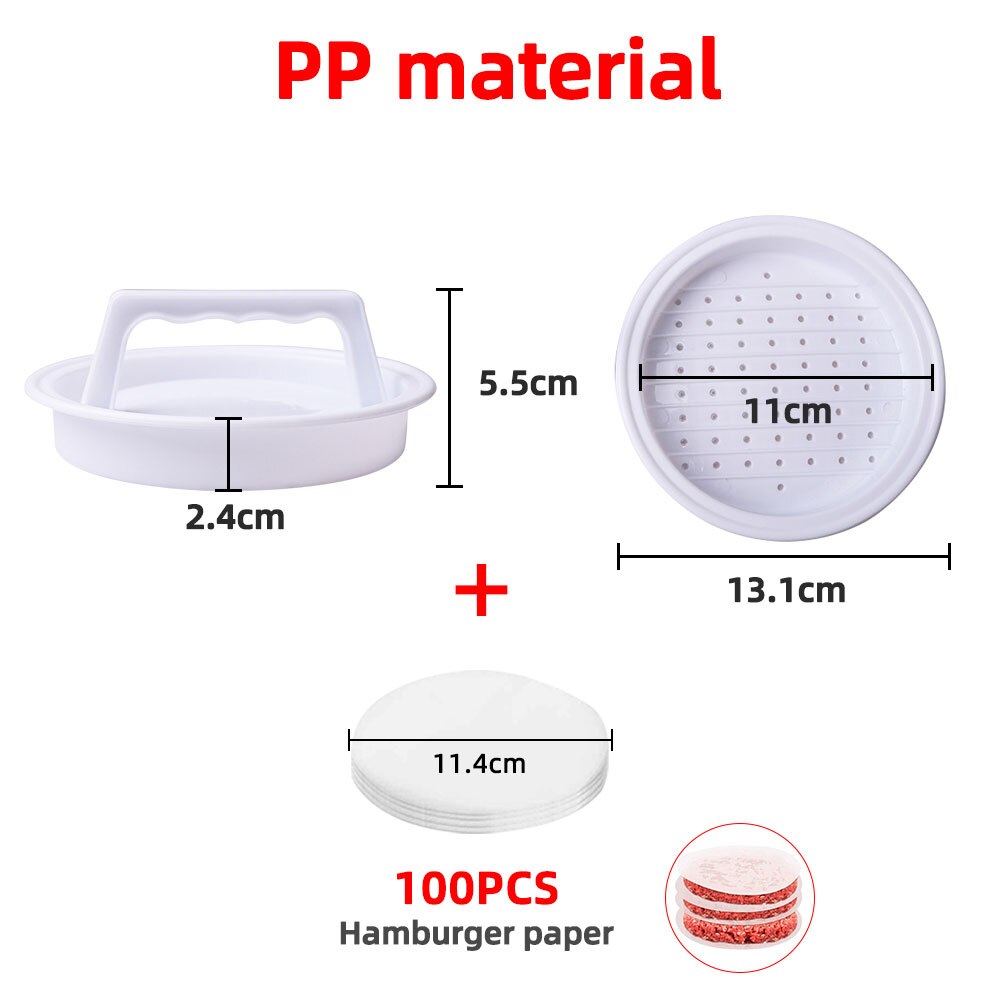 Hamburger Press Maker Non-Stick