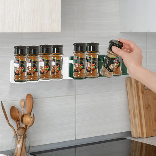 Kitchen Wall Mount Spice Storage Rack Cupboard