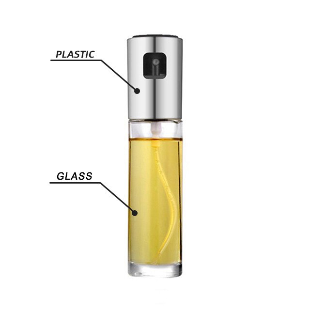 Kitchen Baking Oil Spray Vinegar Bottle Stainless Steel