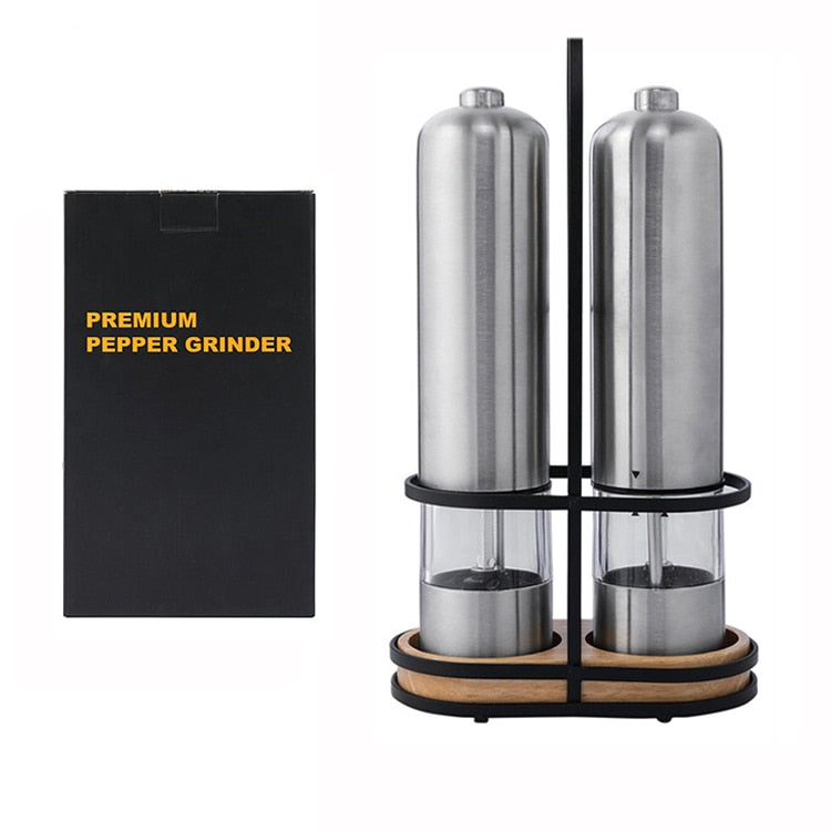 Stainless Steel Electric Salt and Pepper