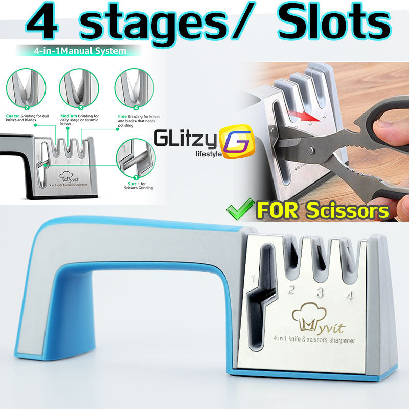 Knife Sharpener 3 Stages Professional Whetstone