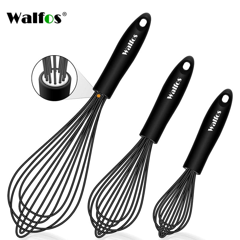 Manual Whisk Mixer Mini Plastic Kitchen Whisk