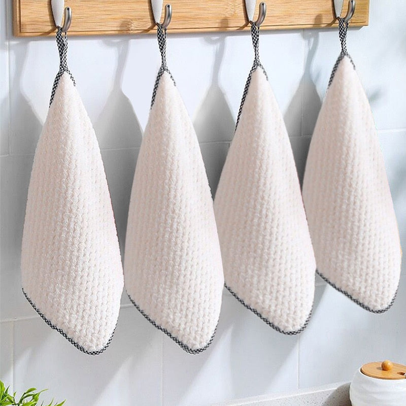 Household Kitchen Rags Gadgets Microfiber Towel