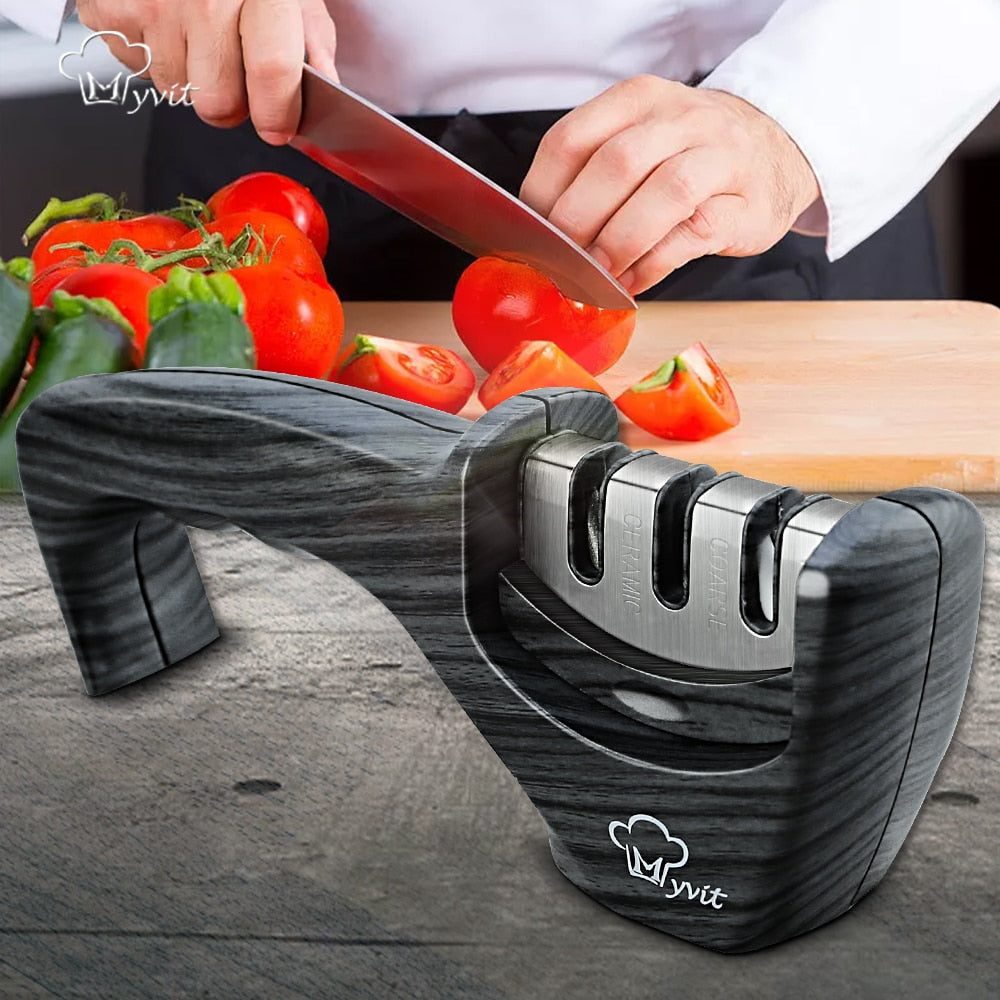 Knife Sharpener Stages Steel Whetstone