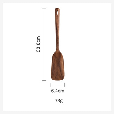 Teak natural wood tableware spoon colander