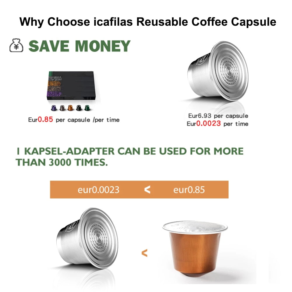 Reusable Coffee Capsule Stainless Steel