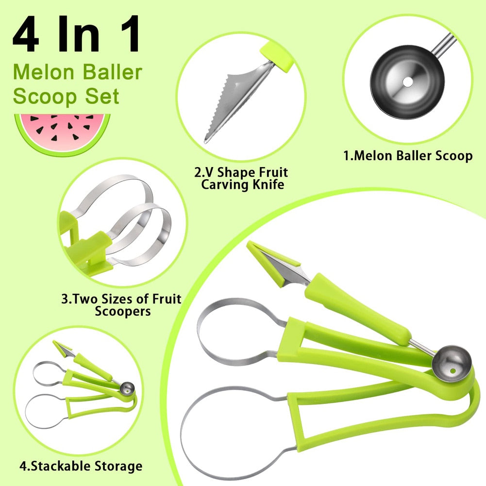 Melon Cutter Scoop Fruit Carving Knife