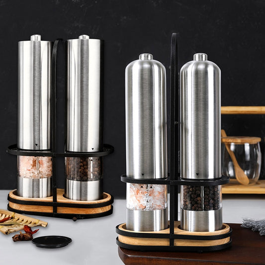 Stainless Steel Electric Salt and Pepper