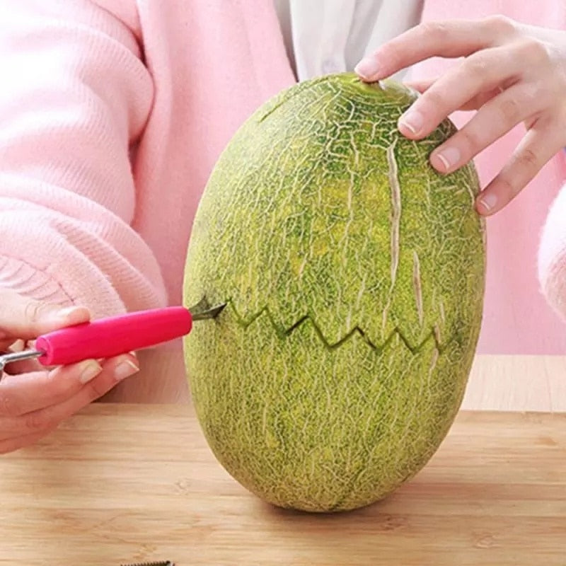 Fruit Platter Carving Knife Melon Spoon