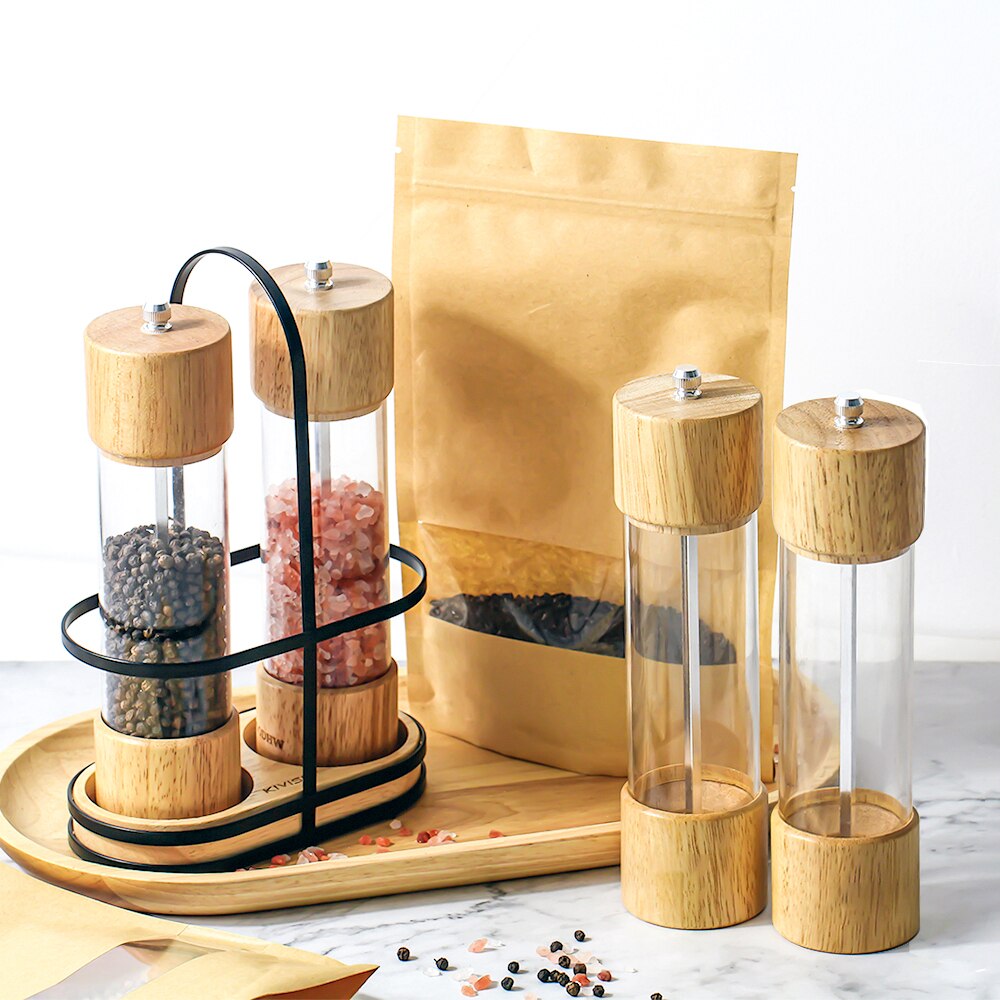 Wood Manual Seasoning Spice Mill