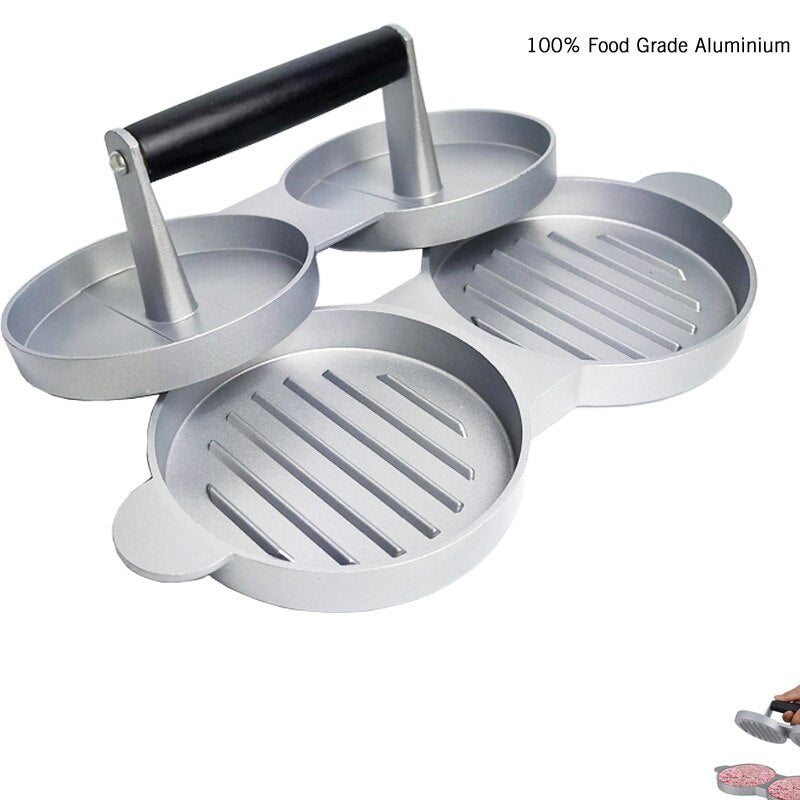 Round Shape Hamburger Press Aluminum