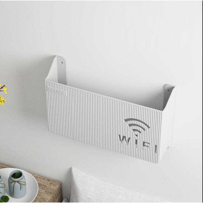 Wireless Wifi Router Shelf Storage Box Wall