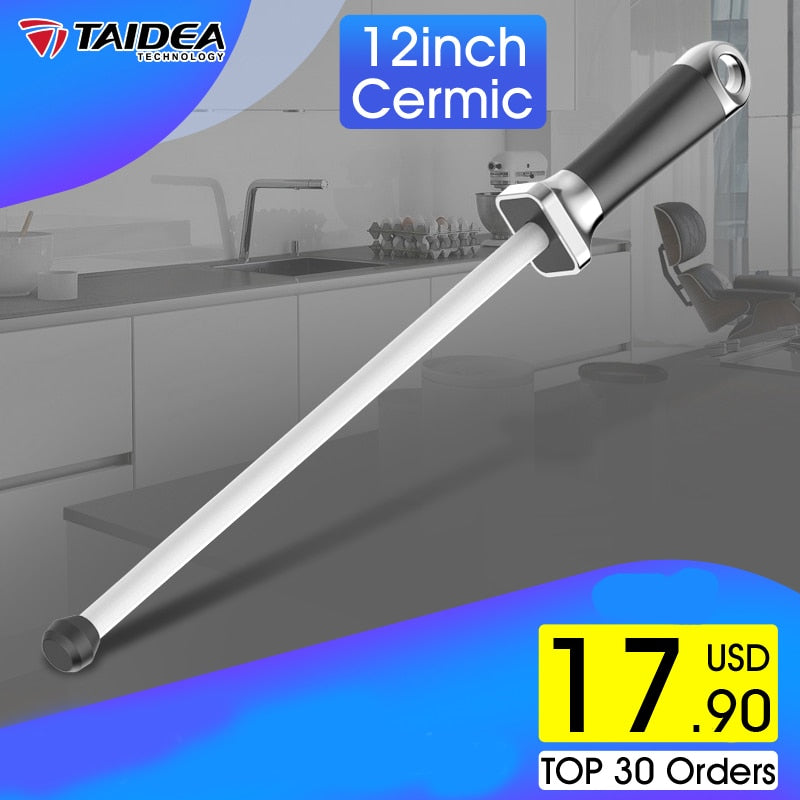 Knife Carmic Sharpening rod Sharpening steel