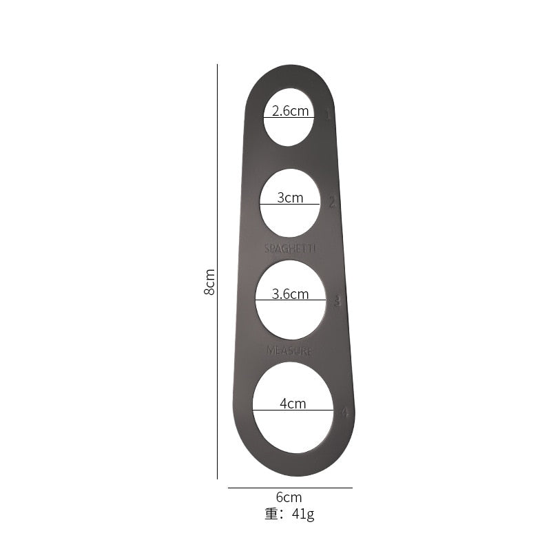 Clearing Pasta Ruler Measuring Tool