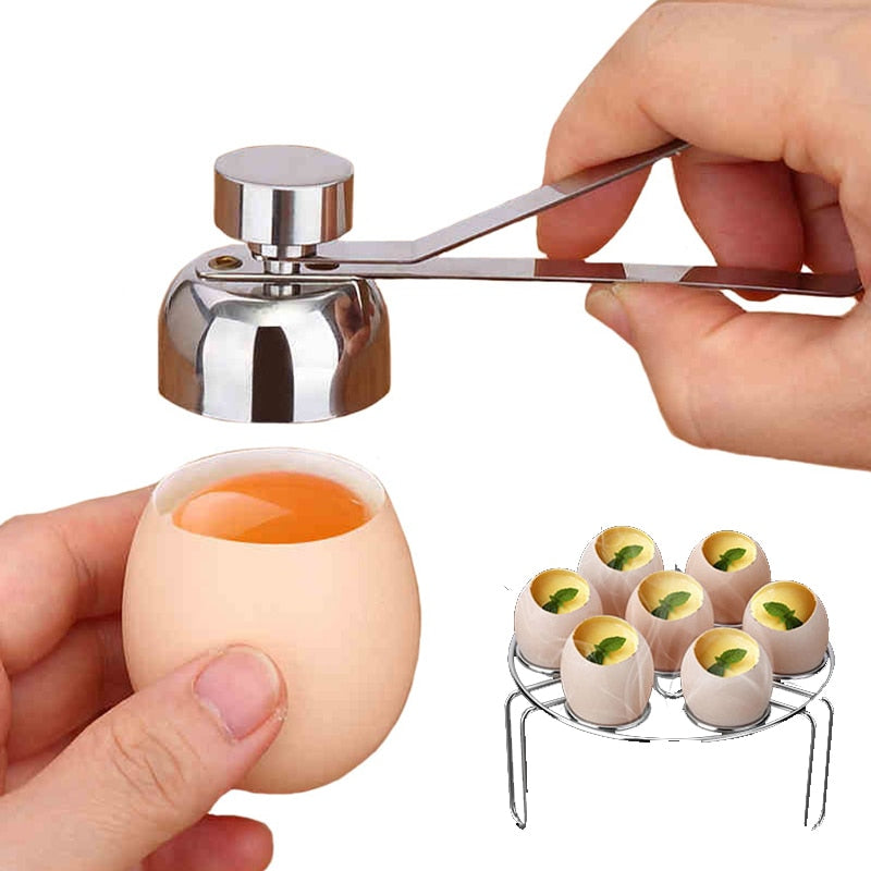 Creative Kitchen Tools Stainless Steel Metal Egg